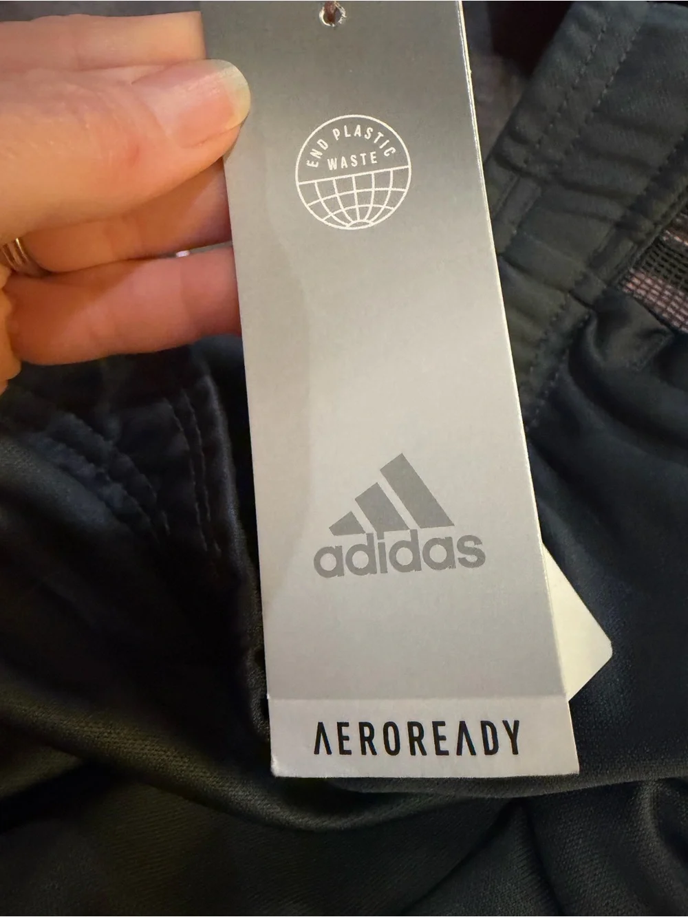 Sz L adidas girls Joggers with Purple Panels and White Stripes